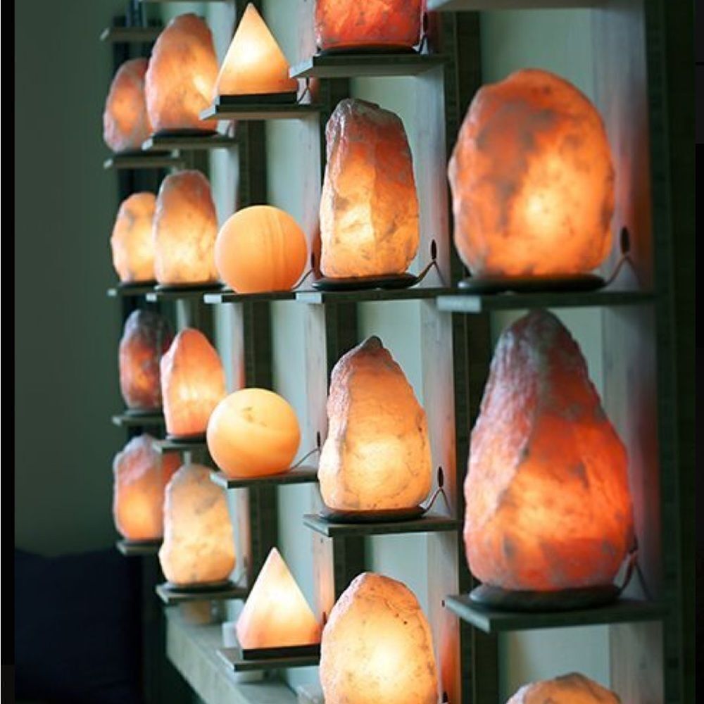 Himalayan rock lamp